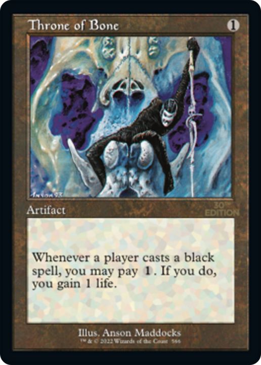 Throne of Bone in the group Magic the Gathering / Types / Artifacts / Artifact at Proxyprinters.com (80716)