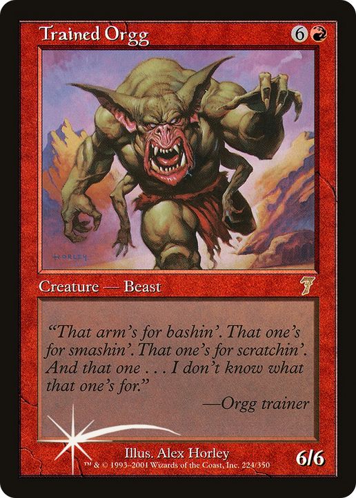 Trained Orgg in the group Magic the Gathering / Sets / Seventh Edition at Proxyprinters.com (80721)