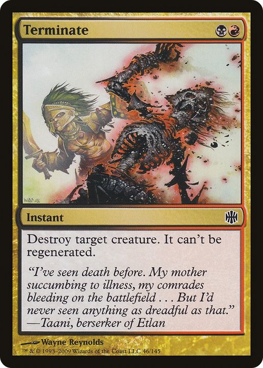 Terminate in the group Magic the Gathering / Types / Colors / Multicolors / B, R at Proxyprinters.com (80733)