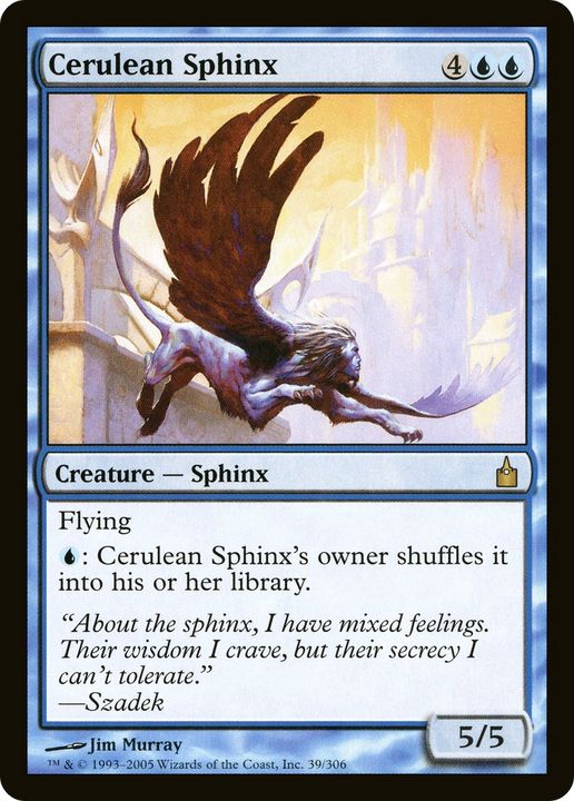 Cerulean Sphinx in the group Magic the Gathering / Types / Colors / Blue at Proxyprinters.com (80747)