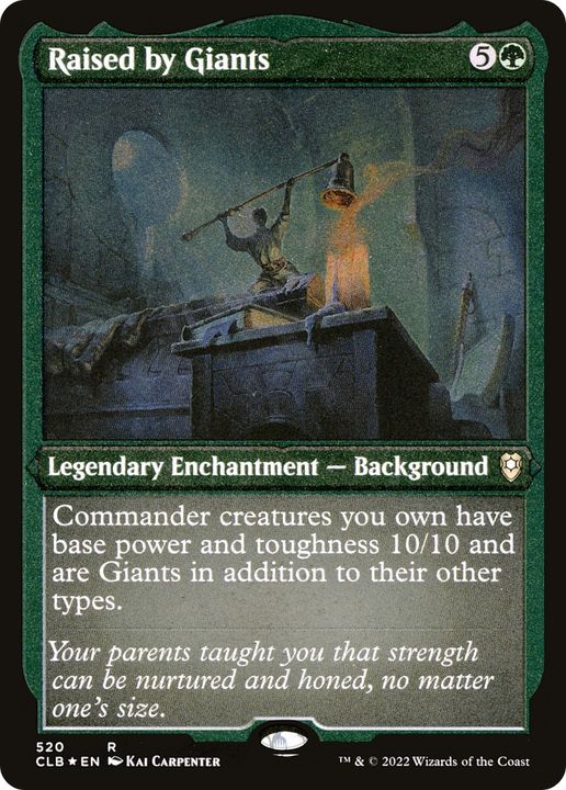 Raised by Giants in the group Magic the Gathering / Types / Enchantment / Legendary Enchantment at Proxyprinters.com (80755)