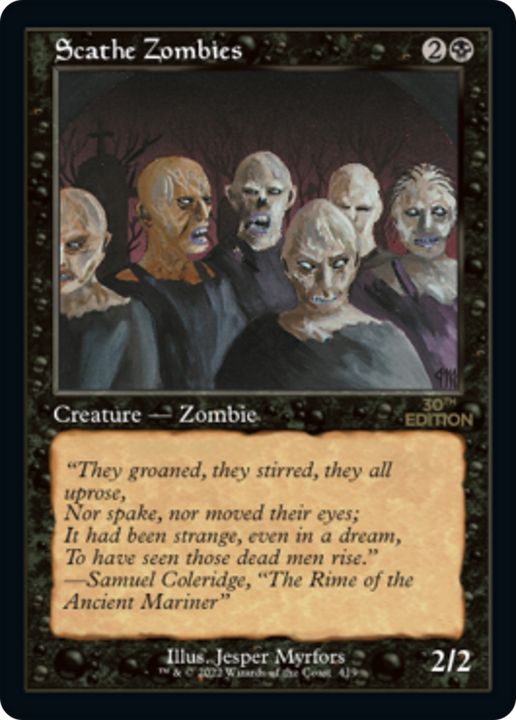 Scathe Zombies in the group Magic the Gathering / Types / Colors / Black at Proxyprinters.com (80761)