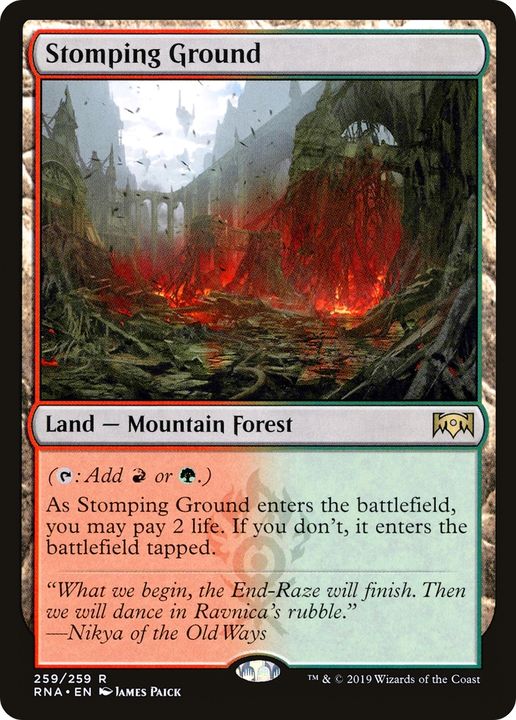 Stomping Ground in the group Magic the Gathering / Types / Land / Forest at Proxyprinters.com (80770)