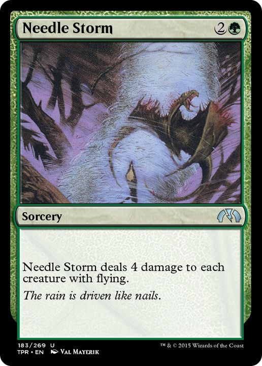 Needle Storm in the group Magic the Gathering / Sets / Tempest Remastered at Proxyprinters.com (80806)