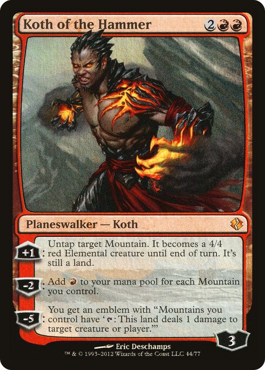 Koth of the Hammer in the group Magic the Gathering / Sets / Duel Decks: Venser vs. Koth at Proxyprinters.com (80822)