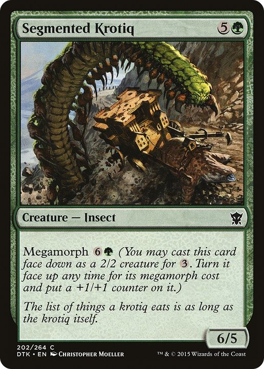 Segmented Krotiq in the group Magic the Gathering / Types / Colors / Green at Proxyprinters.com (80839)