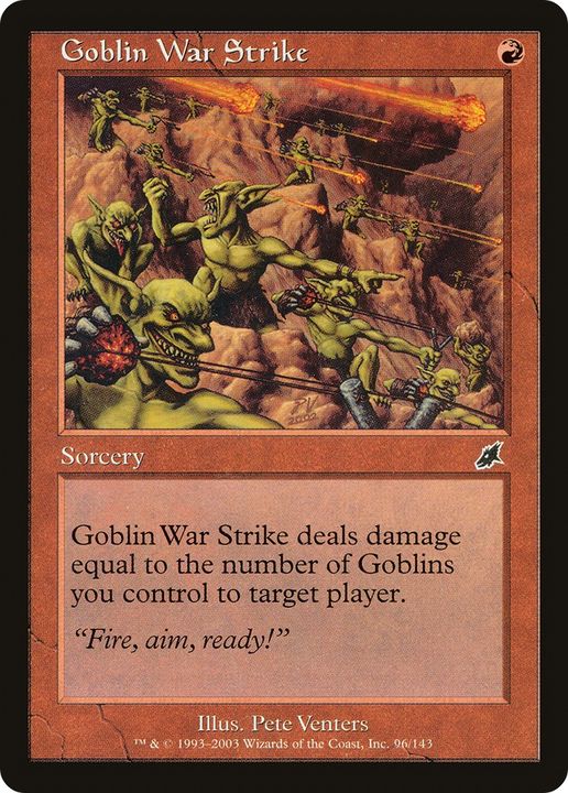 Goblin War Strike in the group Magic the Gathering / Sets / Scourge at Proxyprinters.com (80851)