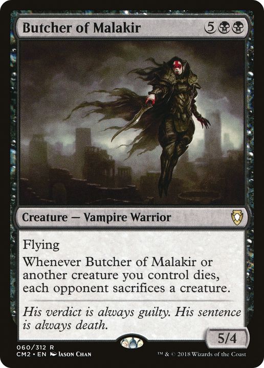 Butcher of Malakir in the group Magic the Gathering / Types / Creatures / Warrior at Proxyprinters.com (80854)