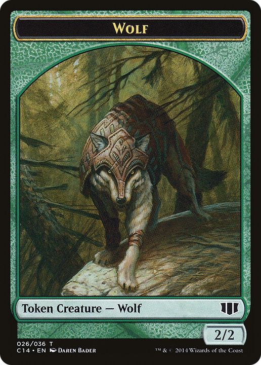 Wolf in the group Magic the Gathering / Types / Colors / Green at Proxyprinters.com (80857)