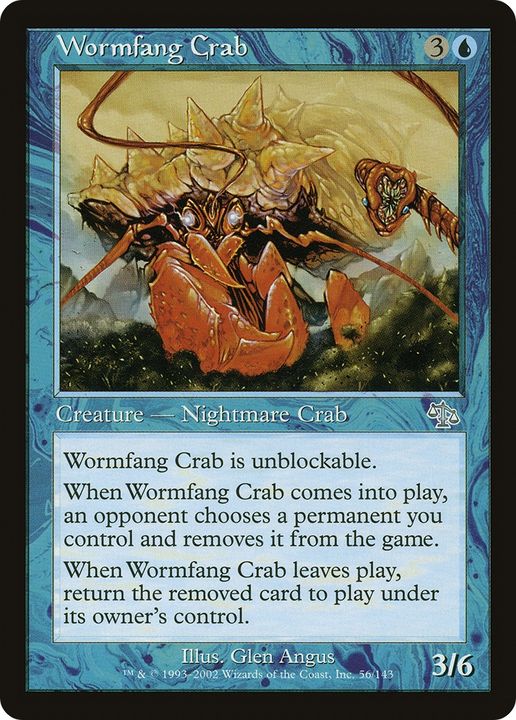 Wormfang Crab in the group Magic the Gathering / Types / Colors / Blue at Proxyprinters.com (80873)