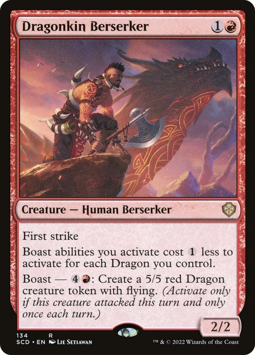 Dragonkin Berserker in the group Magic the Gathering / Types / Colors / Red at Proxyprinters.com (80877)