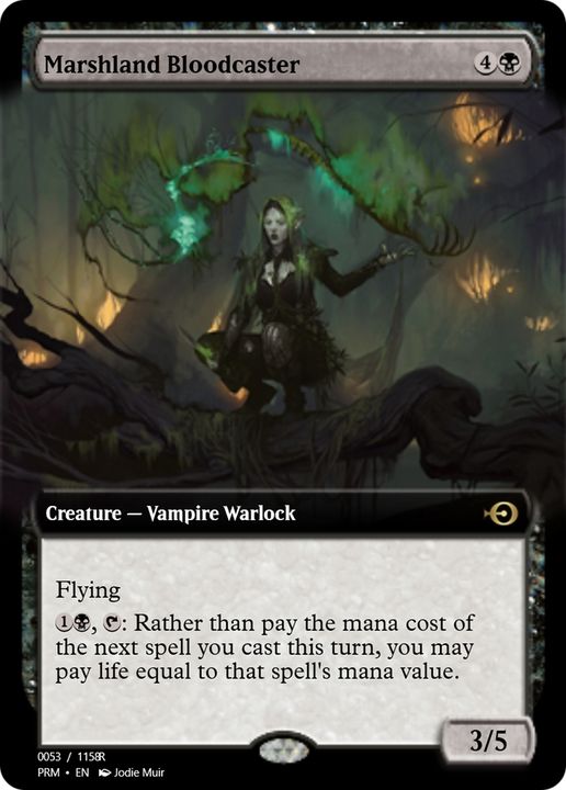 Marshland Bloodcaster in the group Magic the Gathering / Types / Colors / Black at Proxyprinters.com (80881)