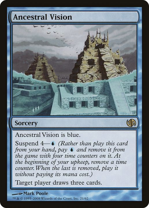 Ancestral Vision in the group Magic the Gathering / Types / Colors / Blue at Proxyprinters.com (80906)