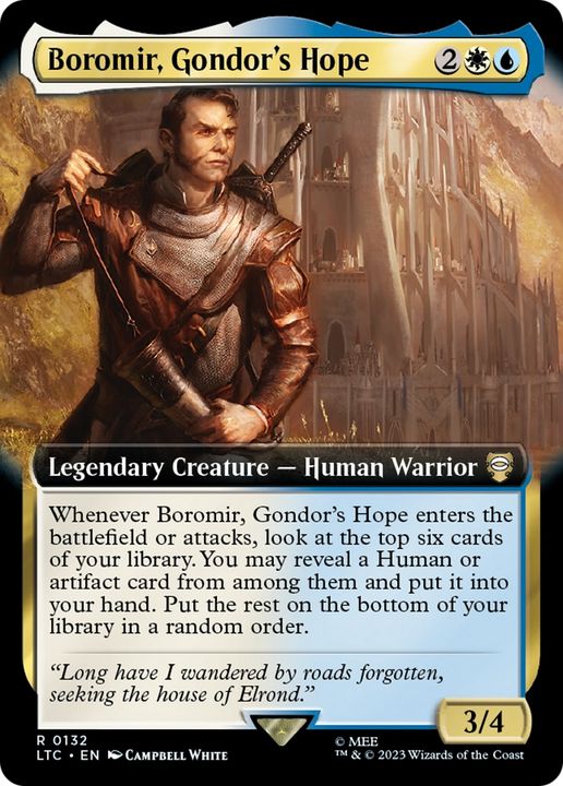 Boromir, Gondor's Hope in the group Magic the Gathering / Sets / Tales of Middle-earth Commander at Proxyprinters.com (80911)