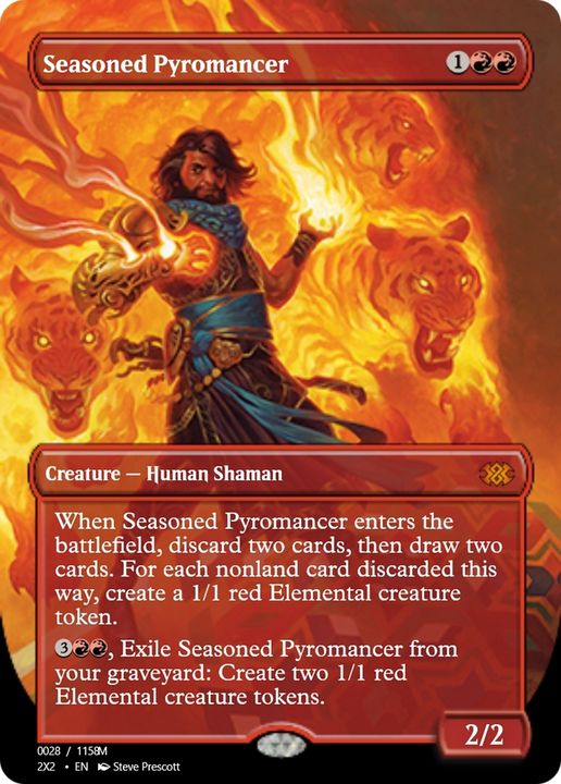 Seasoned Pyromancer in the group Magic the Gathering / Types / Colors / Red at Proxyprinters.com (80923)