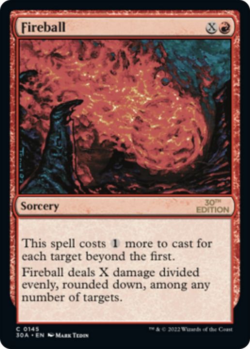 Fireball in the group Magic the Gathering / Types / Colors / Red at Proxyprinters.com (80928)