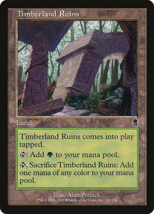 Timberland Ruins in the group Magic the Gathering / Types / Colors / Colorless at Proxyprinters.com (80943)