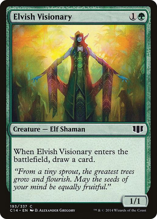 Elvish Visionary in the group Magic the Gathering / Types / Colors / Green at Proxyprinters.com (80971)