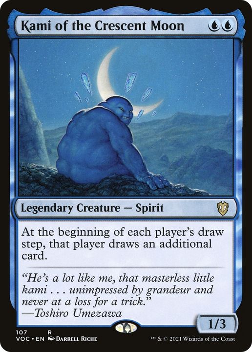 Kami of the Crescent Moon in the group Magic the Gathering / Types / Colors / Blue at Proxyprinters.com (80973)