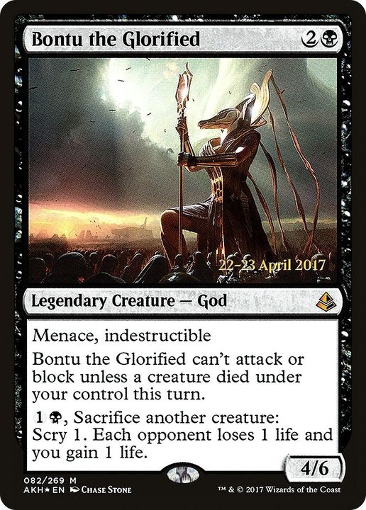 Bontu the Glorified in the group Magic the Gathering / Sets / Amonkhet Promos at Proxyprinters.com (8098)