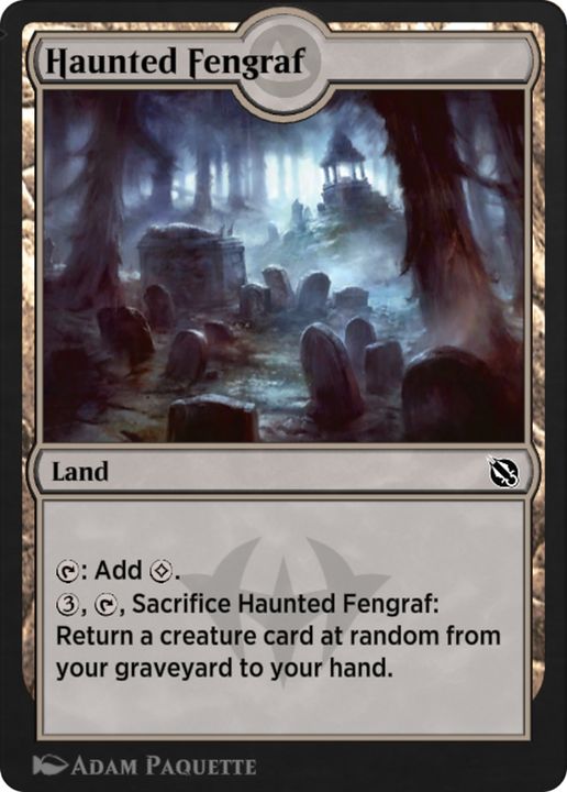 Haunted Fengraf in the group Magic the Gathering / Types / Colors / Colorless at Proxyprinters.com (80988)