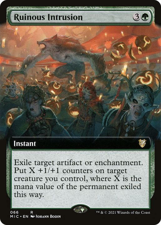 Ruinous Intrusion in the group Magic the Gathering / Types / Colors / Green at Proxyprinters.com (80989)