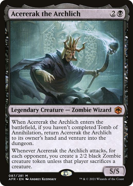 Acererak the Archlich in the group Magic the Gathering / Types / Creatures / Wizard at Proxyprinters.com (80995)