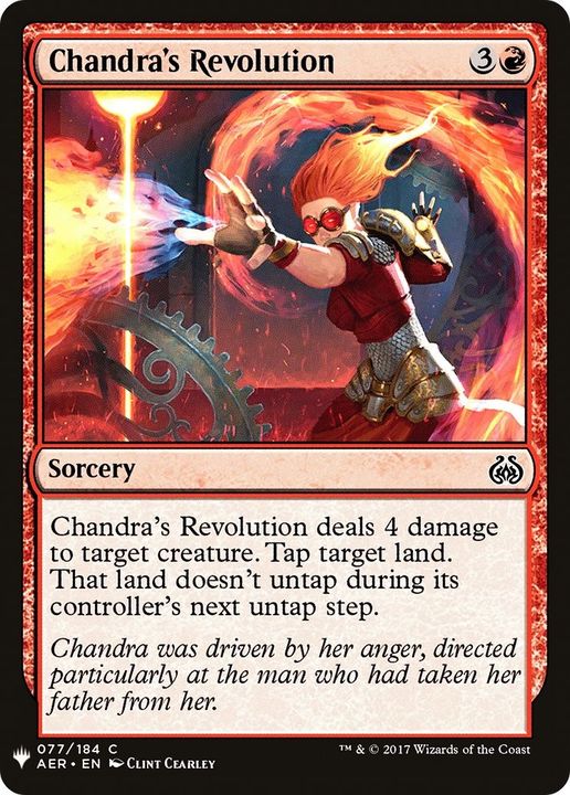 Chandra's Revolution in the group Magic the Gathering / Types / Colors / Red at Proxyprinters.com (810)