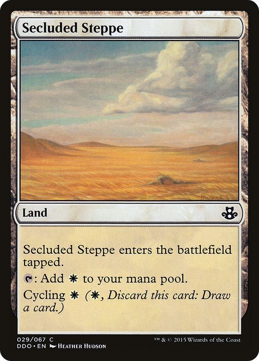 Secluded Steppe in the group Magic the Gathering / Sets / Duel Decks: Elspeth vs. Kiora at Proxyprinters.com (81028)