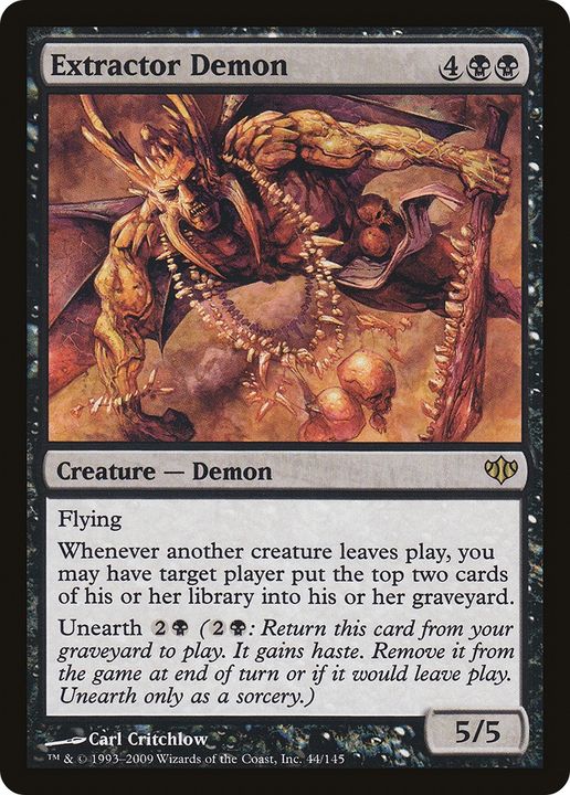 Extractor Demon in the group Magic the Gathering / Types / Colors / Black at Proxyprinters.com (81064)