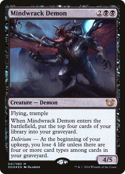 Mindwrack Demon in the group Magic the Gathering / Types / Colors / Black at Proxyprinters.com (81070)