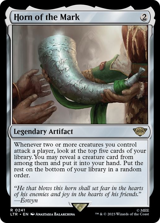 Horn of the Mark in the group Magic the Gathering / Types / Artifacts / Legendary Artifact at Proxyprinters.com (81083)