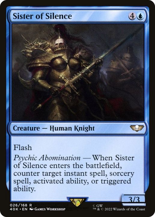 Sister of Silence in the group Magic the Gathering / Types / Creatures / Human at Proxyprinters.com (8109)