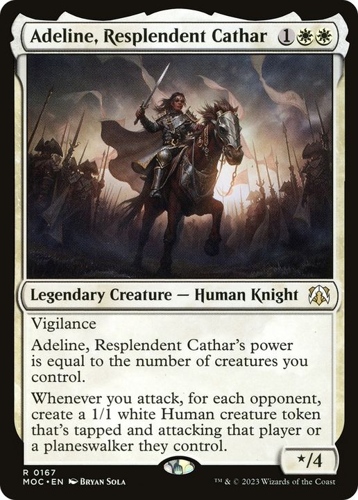 Adeline, Resplendent Cathar in the group Magic the Gathering / Sets / March of the Machine Substitute Cards at Proxyprinters.com (81098)