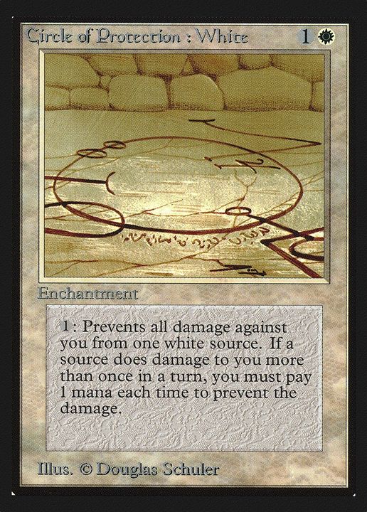 Circle of Protection: White in the group Magic the Gathering / Types / Enchantment / Enchantment at Proxyprinters.com (81101)