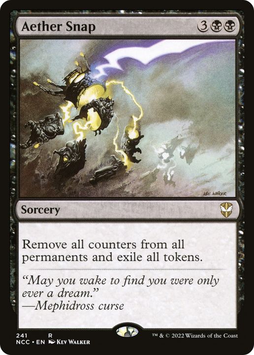 Aether Snap in the group Magic the Gathering / Sets / New Capenna Commander at Proxyprinters.com (81107)