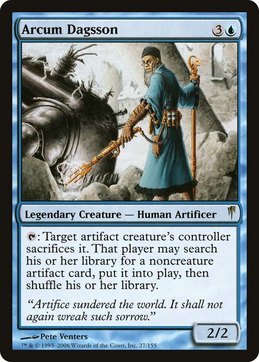 Arcum Dagsson in the group Magic the Gathering / Types / Colors / Blue at Proxyprinters.com (81109)