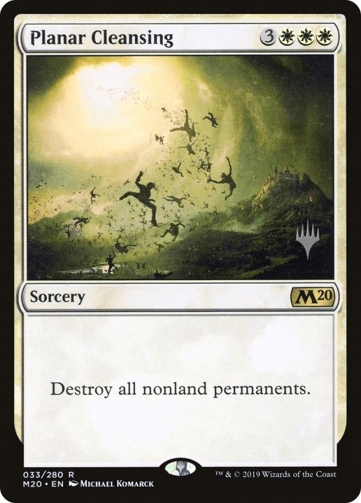 Planar Cleansing in the group Magic the Gathering / Sets / Core Set 2020 Promos at Proxyprinters.com (81122)