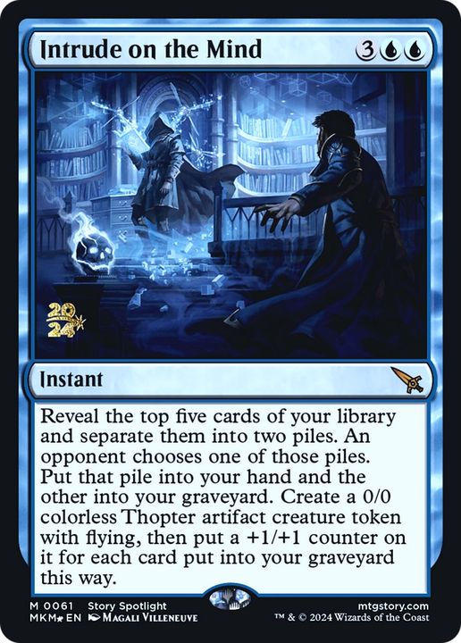 Intrude on the Mind in the group Magic the Gathering / Types / Colors / Blue at Proxyprinters.com (81177)