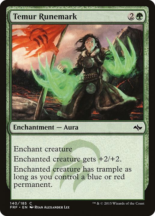 Temur Runemark in the group Magic the Gathering / Types / Colors / Green at Proxyprinters.com (81201)