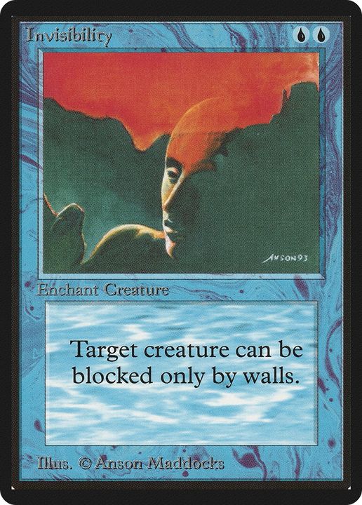 Invisibility in the group Magic the Gathering / Types / Colors / Blue at Proxyprinters.com (81227)