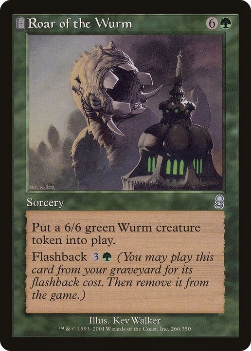 Roar of the Wurm in the group Magic the Gathering / Types / Colors / Green at Proxyprinters.com (81243)