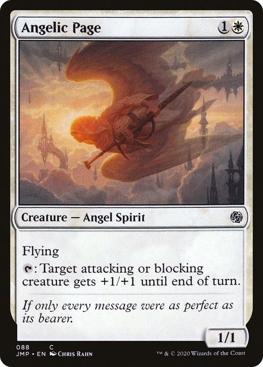 Angelic Page in the group Magic the Gathering / Types / Colors / White at Proxyprinters.com (81244)