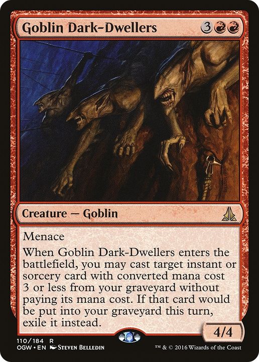 Goblin Dark-Dwellers in the group Magic the Gathering / Types / Colors / Red at Proxyprinters.com (81247)