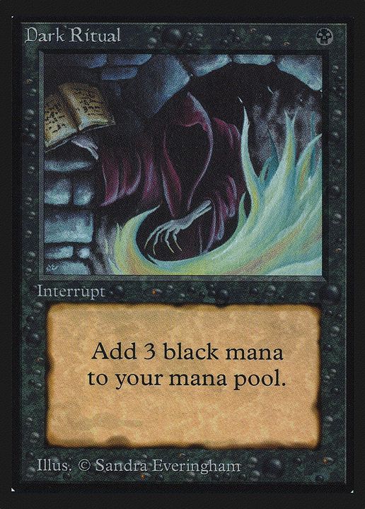 Dark Ritual in the group Magic the Gathering / Types / Colors / Black at Proxyprinters.com (81281)