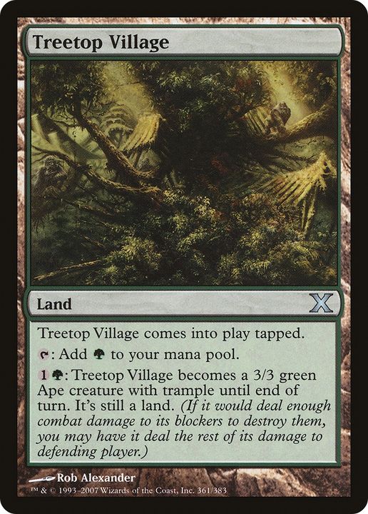 Treetop Village in the group Magic the Gathering / Sets / Tenth Edition at Proxyprinters.com (81282)