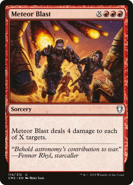 Meteor Blast in the group Magic the Gathering / Types / Colors / Red at Proxyprinters.com (81287)