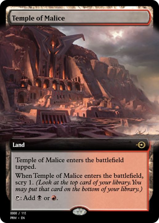 Temple of Malice in the group Singles at Proxyprinters.com (81291)