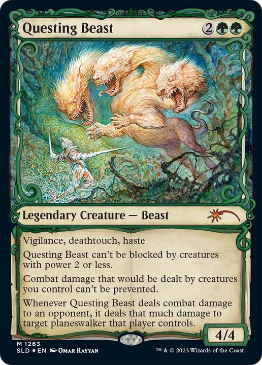 Questing Beast in the group Magic the Gathering / Types / Colors / Green at Proxyprinters.com (81295)