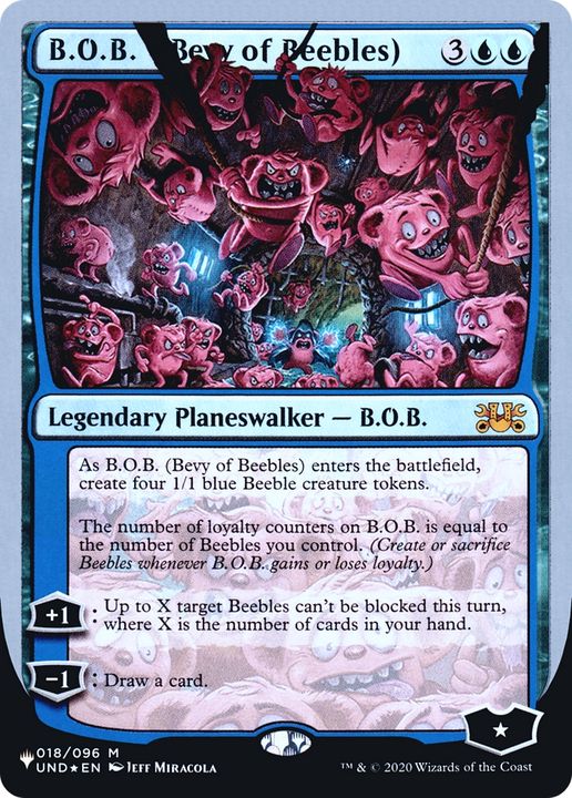 B.O.B. (Bevy of Beebles) in the group Magic the Gathering / Types / Colors / Blue at Proxyprinters.com (81299)